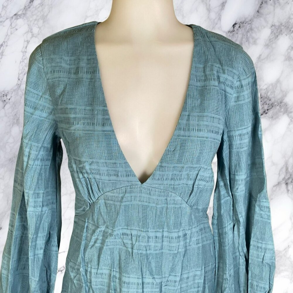 Tularosa Ryland Dress - Dusty Blue - Picture 8 of 8